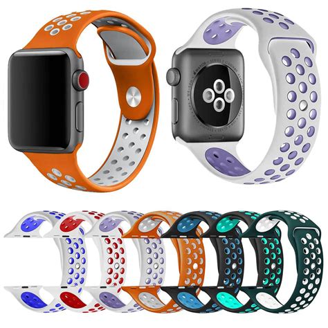 best silicone apple watch band|most breathable apple watch band.